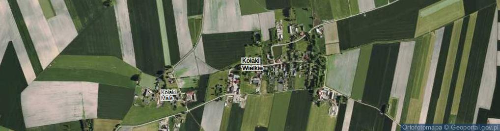 Zdjęcie satelitarne Kołaki Wielkie ul.